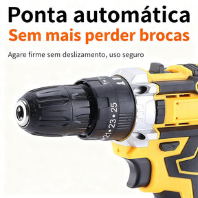 Parafusadeira Furadeira 48V 2 Baterias Com Maleta e Acessórios Completo.
