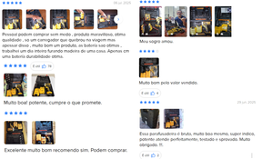 Parafusadeira Furadeira 48V 2 Baterias Com Maleta e Acessórios Completo.