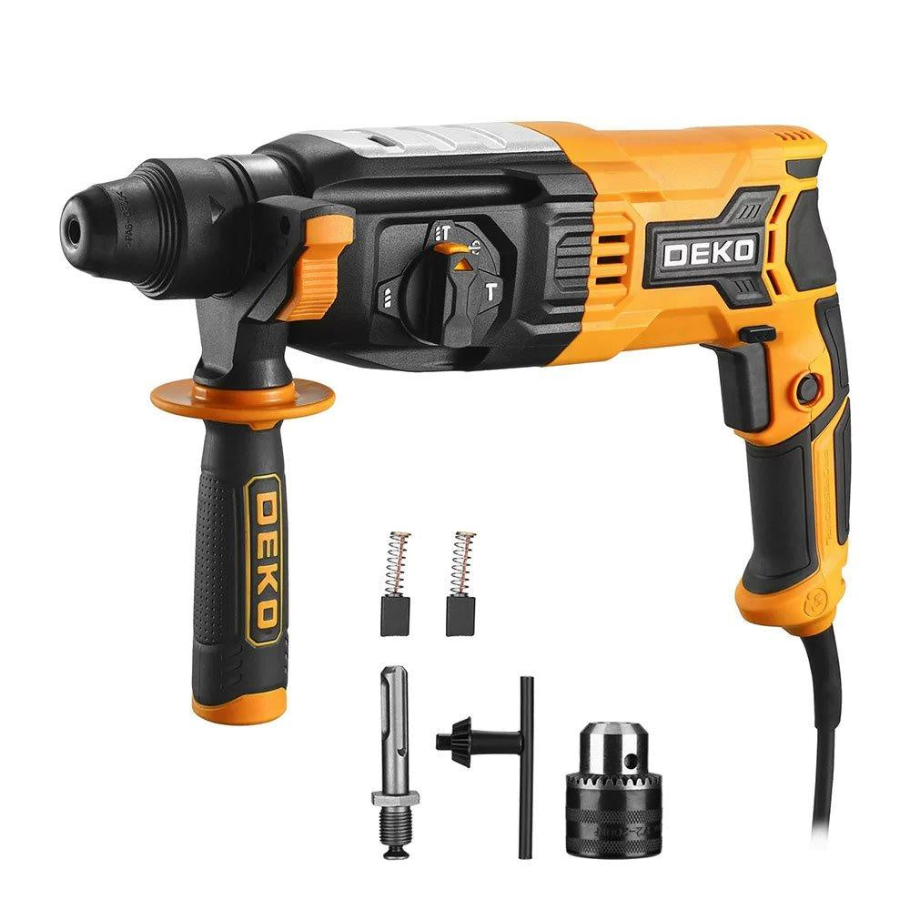 Martelete Profissional 110v Mandril SDS-Plus 3.2J Potência 850W 5500bpm 13000rpm Concreto Aço Deko